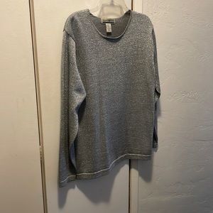 SK & Company size M silver metallic sweater